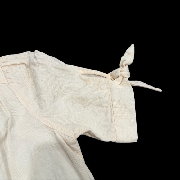 FRNCH Paris Cream Cotton Button Front Romper XS NWOT - Picture 7 of 8